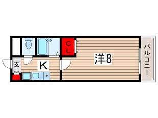 萩コ－ポの物件間取画像